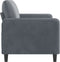 vidaXL - Tweezitsbank - 140 - cm - fluweel - donkergrijs