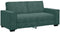 vidaXL - Tweezitsbank - 140 - cm - fluweel - donkergroen