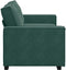 vidaXL - Tweezitsbank - 140 - cm - fluweel - donkergroen