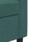 vidaXL - Tweezitsbank - 140 - cm - fluweel - donkergroen