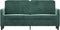 vidaXL - Tweezitsbank - 140 - cm - fluweel - donkergroen
