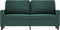 vidaXL - Tweezitsbank - 140 - cm - fluweel - donkergroen
