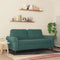 vidaXL - Tweezitsbank - 140 - cm - fluweel - donkergroen
