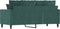 vidaXL - Tweezitsbank - 140 - cm - fluweel - donkergroen
