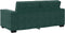 vidaXL - Tweezitsbank - 140 - cm - fluweel - donkergroen