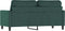 vidaXL - Tweezitsbank - 140 - cm - fluweel - donkergroen