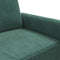 vidaXL - Tweezitsbank - 140 - cm - fluweel - donkergroen