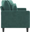 vidaXL - Tweezitsbank - 140 - cm - fluweel - donkergroen