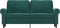 vidaXL - Tweezitsbank - 140 - cm - fluweel - donkergroen