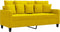 vidaXL - Tweezitsbank - 140 - cm - fluweel - geel