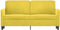 vidaXL - Tweezitsbank - 140 - cm - fluweel - geel