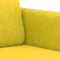 vidaXL - Tweezitsbank - 140 - cm - fluweel - geel