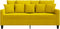 vidaXL - Tweezitsbank - 140 - cm - fluweel - geel
