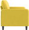 vidaXL - Tweezitsbank - 140 - cm - fluweel - geel