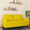 vidaXL - Tweezitsbank - 140 - cm - fluweel - geel