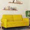 vidaXL - Tweezitsbank - 140 - cm - fluweel - geel