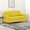 vidaXL - Tweezitsbank - 140 - cm - fluweel - geel