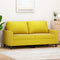 vidaXL - Tweezitsbank - 140 - cm - fluweel - geel