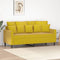 vidaXL - Tweezitsbank - 140 - cm - fluweel - geel