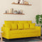 vidaXL - Tweezitsbank - 140 - cm - fluweel - geel