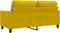 vidaXL - Tweezitsbank - 140 - cm - fluweel - geel
