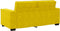 vidaXL - Tweezitsbank - 140 - cm - fluweel - geel