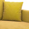 vidaXL - Tweezitsbank - 140 - cm - fluweel - geel