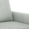 vidaXL - Tweezitsbank - 140 - cm - fluweel - lichtgrijs
