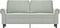 vidaXL - Tweezitsbank - 140 - cm - fluweel - lichtgrijs