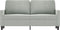 vidaXL - Tweezitsbank - 140 - cm - fluweel - lichtgrijs