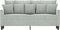 vidaXL - Tweezitsbank - 140 - cm - fluweel - lichtgrijs