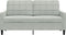 vidaXL - Tweezitsbank - 140 - cm - fluweel - lichtgrijs