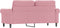 vidaXL - Tweezitsbank - 140 - cm - fluweel - roze