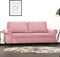 vidaXL - Tweezitsbank - 140 - cm - fluweel - roze