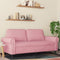 vidaXL - Tweezitsbank - 140 - cm - fluweel - roze