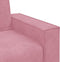 vidaXL - Tweezitsbank - 140 - cm - fluweel - roze