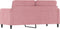 vidaXL - Tweezitsbank - 140 - cm - fluweel - roze