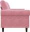vidaXL - Tweezitsbank - 140 - cm - fluweel - roze