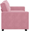 vidaXL - Tweezitsbank - 140 - cm - fluweel - roze