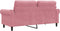 vidaXL - Tweezitsbank - 140 - cm - fluweel - roze