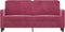 vidaXL - Tweezitsbank - 140 - cm - fluweel - wijnrood