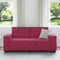 vidaXL - Tweezitsbank - 140 - cm - fluweel - wijnrood