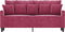 vidaXL - Tweezitsbank - 140 - cm - fluweel - wijnrood