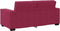 vidaXL - Tweezitsbank - 140 - cm - fluweel - wijnrood