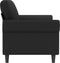vidaXL - Tweezitsbank - 140 - cm - fluweel - zwart