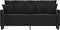 vidaXL - Tweezitsbank - 140 - cm - fluweel - zwart