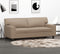 vidaXL - Tweezitsbank - 140 - cm - kunstleer - cappuccinokleurig