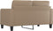 vidaXL - Tweezitsbank - 140 - cm - kunstleer - cappuccinokleurig