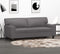 vidaXL - Tweezitsbank - 140 - cm - kunstleer - grijs