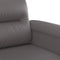 vidaXL - Tweezitsbank - 140 - cm - kunstleer - grijs